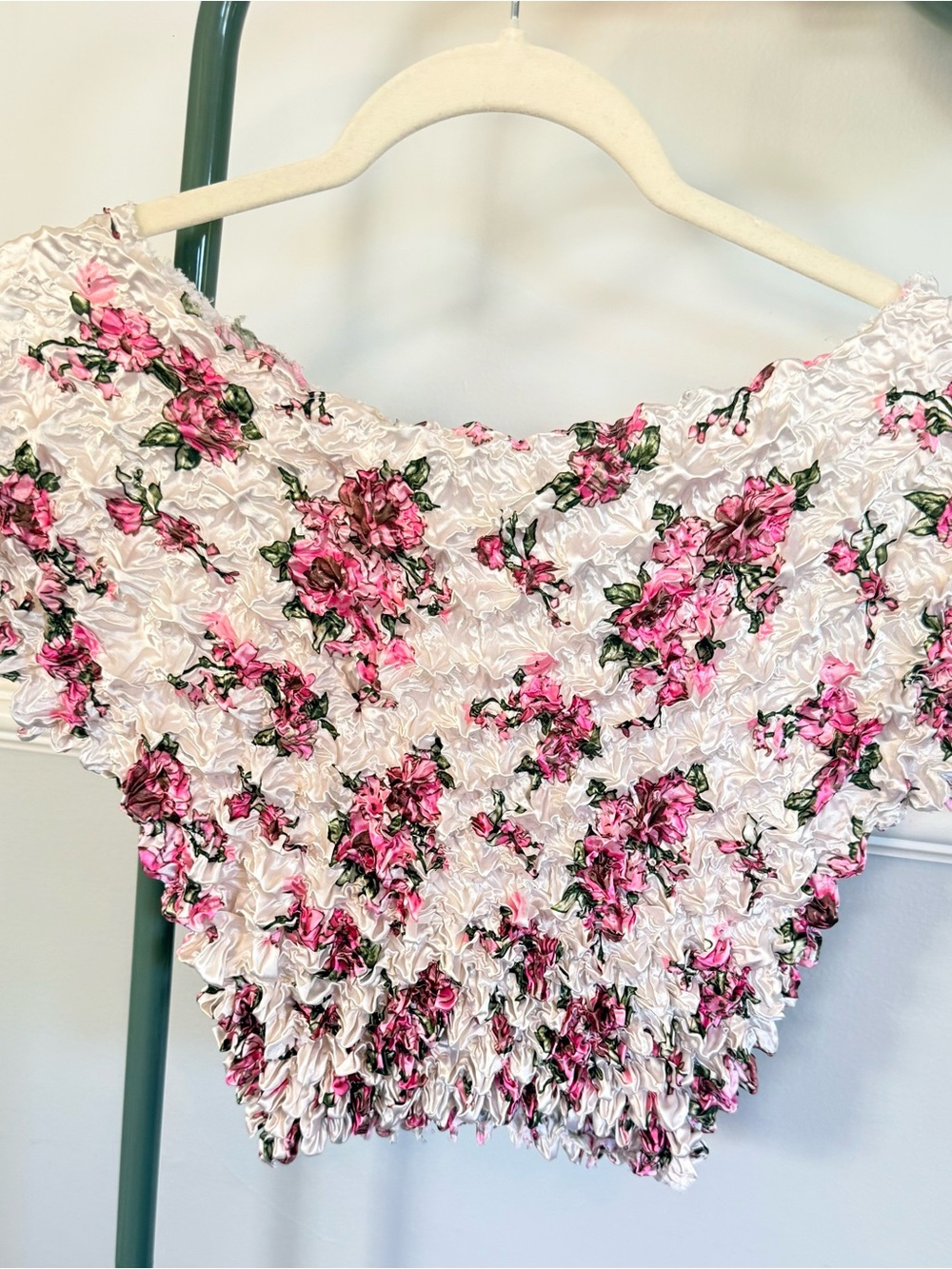 Floral Smocked Top - Pink Floral